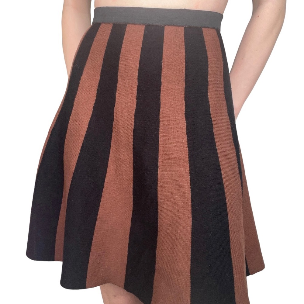 Black and brown skirt